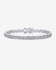 Trillion Cut Tennis Bracelet