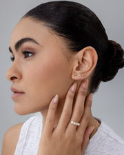 North Star Flat Back Stud Earrings – view 5