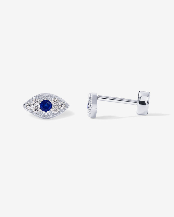 Evil Eye Screw Back StudEarrings – view 2