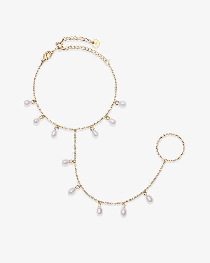 Boho Pearl Hand Chain