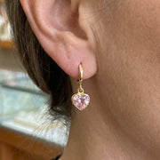 Cupid Charm Drop Earrings | Gold – view 2