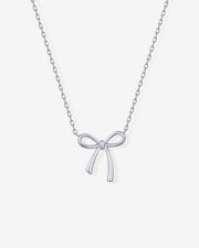 Tied Up Bow Necklace – view 2