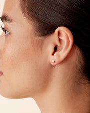 Star Half Hoop HuggieEarrings – view 7