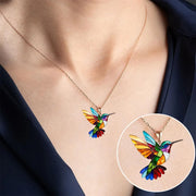 Beautiful Hummingbird Necklace with Bonus Earrings – Limited Time Offer – view 4