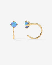 Boho Colored Half Hoop Earrings – view 3