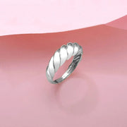 Croissant Ring | White Gold – view 6