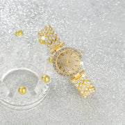 Luxe Radiance Gold Watch & Bracelet Set | Gold – view 3