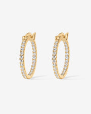 Vermeil Slim Inside-Out HoopsEarrings – view 14