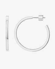 Square Edge Open HoopEarrings – view 2