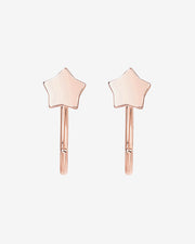 Star Half Hoop HuggieEarrings – view 27