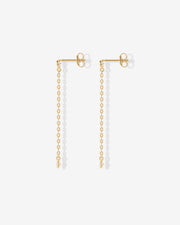 Simulated Diamond Drop Earrings – view 7
