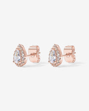 Pear Halo StudsEarrings – view 11