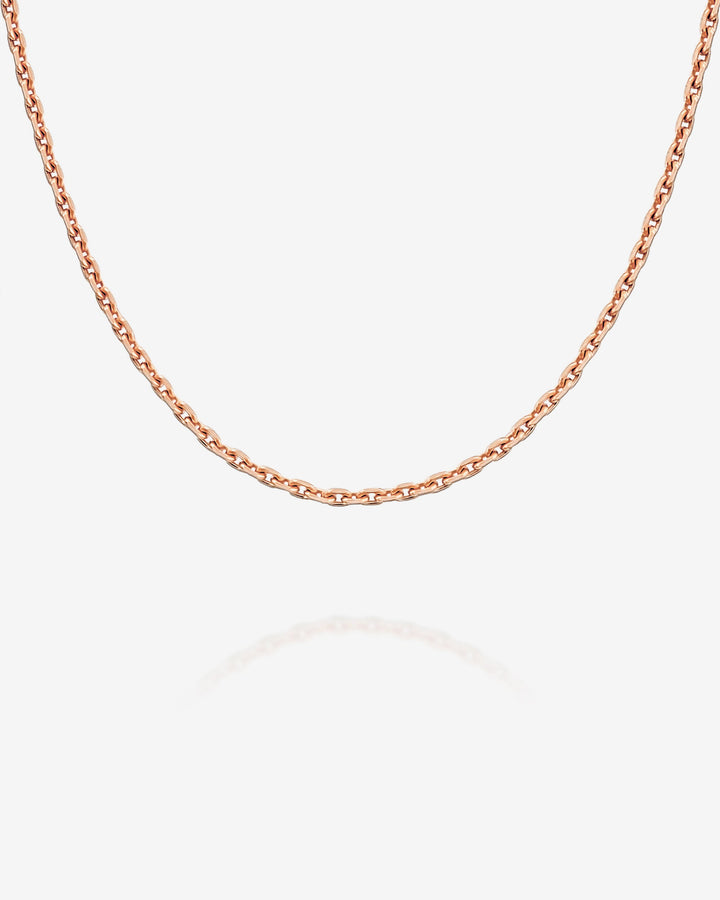 Thin Cable Chain Necklace – view 2