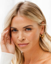 Squared Edge HoopsEarrings – view 4
