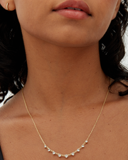 Cubic Zirconia Chain Necklace – view 4