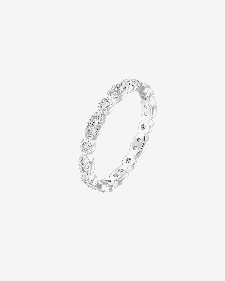 Round Milgrain Eternity Band – view 2