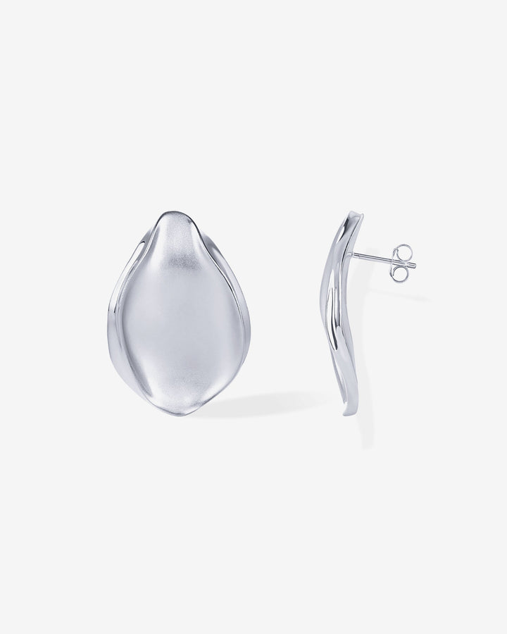 Textured Teardrop StudsEarrings – view 2