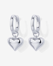 Heart Charm Earrings – view 7
