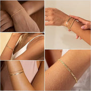 Isabella Vernetta bracelet set | Gold – view 4