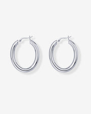 Oval Chunky HoopsEarrings – view 15
