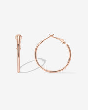 Clasp Back Thin HoopsEarrings – view 14