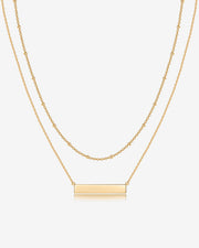 Horizontal Bar Necklace – view 2