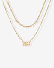 Angel Number Pendant Necklace – view 9