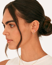 Boho Colored Half Hoop Earrings – view 20