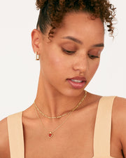 Geometric Rectangle HoopEarrings – view 8