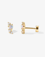 Opal Screw Back StudsEarrings