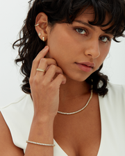 Vermeil Medium Tennis Bracelet – view 7