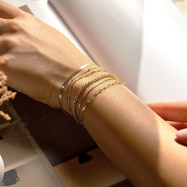 Isabella Vernetta bracelet set | Gold – view 2