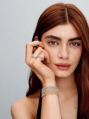 Pave Cuban Bracelet | White Gold – view 5