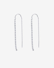 Cubic Zirconia Threader Earrings – view 12