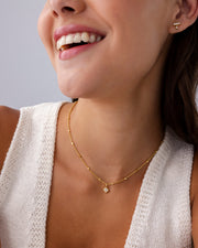 Statement Square Chain Princess Pendant – view 4