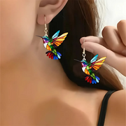 Beautiful Hummingbird Necklace with Bonus Earrings – Limited Time Offer – view 3