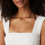 Open Circle Pendant Necklace – view 4