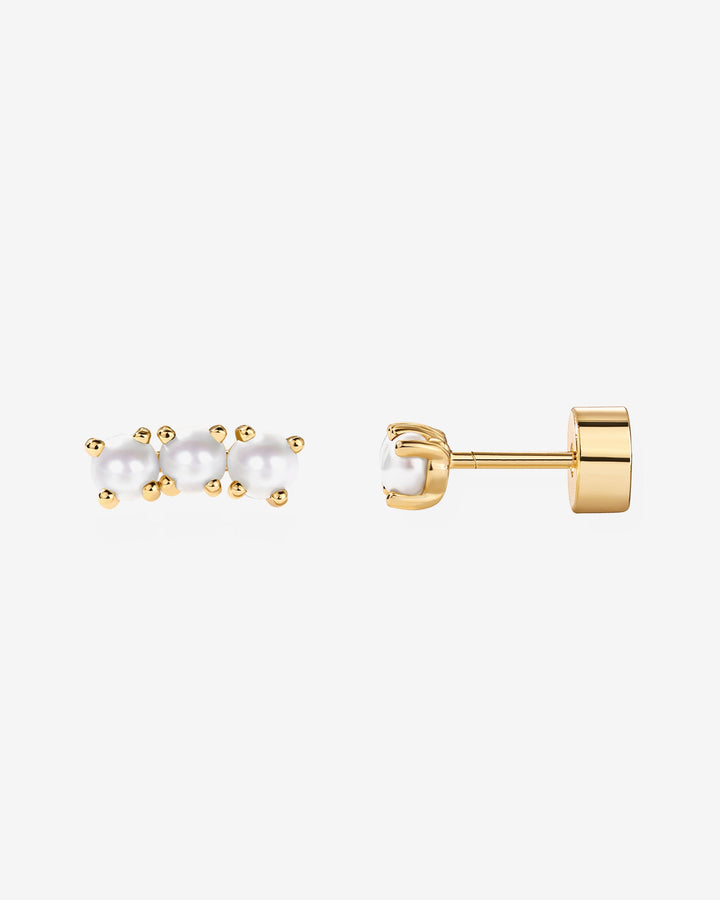 Mini Pearl Cluster ScrewbacksEarrings