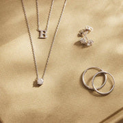 Cléa Stone Necklace | White Gold – view 7