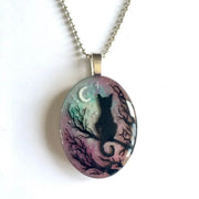 'The starry night' lovely cat necklace – view 3