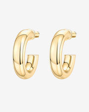 Chunky Open Hoops (6.5mm)Earrings – view 5