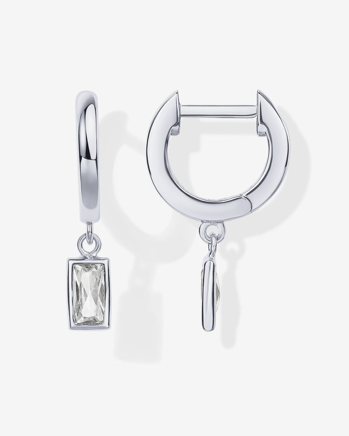 Baguette Drop HuggiesEarrings – view 2