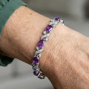 Giada Valethyst Bracelet | White Gold – view 2