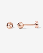 Big Sphere Screw Back StudEarrings – view 3