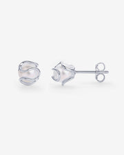 Caged Pearl StudsEarrings