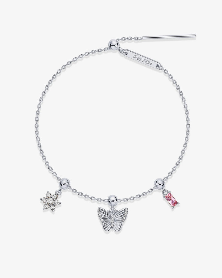 Bloom & Shine Sliding Charm Bracelet Set – view 2