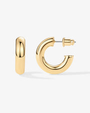 Round Chunky HoopsEarrings
