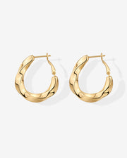 Twisted Chunky HuggiesEarrings – view 4