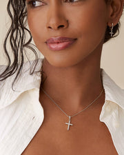 Pavé Cross Necklace – view 6