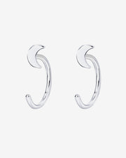 Moon Half Hoop HuggiesEarrings – view 19